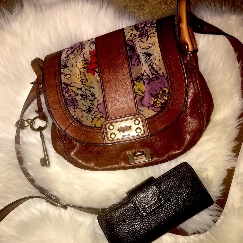 Fossil Leather Wallet and Purse